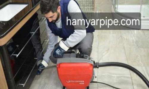 باز کردن لوله روشویی